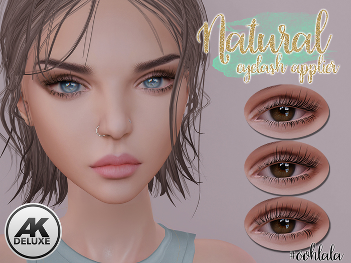 #oohlala - Natural Eyelashes (AK Deluxe applier)
