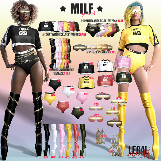 Legal Insanity - MILF shades #26 YELLOW
