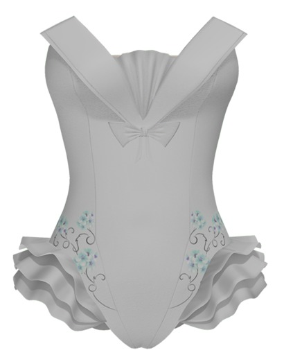 Tanoshi's Spring Maho Bodusuit - White