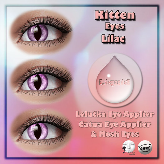 Liquid ~ Kitten Eyes ~ Lilac (Add Me to Unpack)
