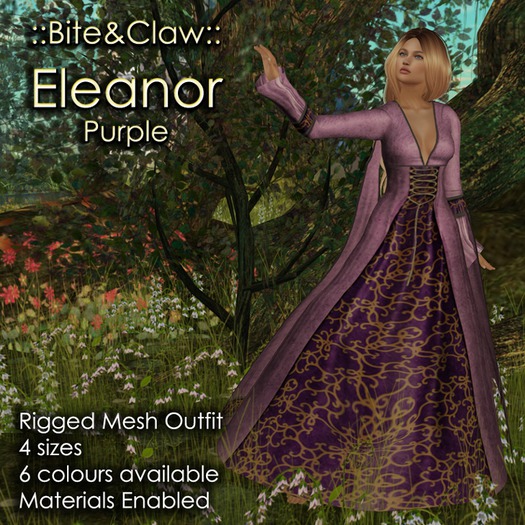 ::B&C:: Eleanor Gown Fatpack (Standard Sized Mesh)