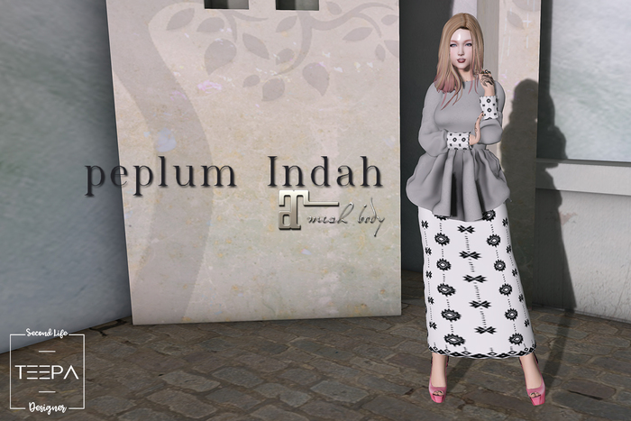 [TEEPA] Peplum Indah For Maitreya