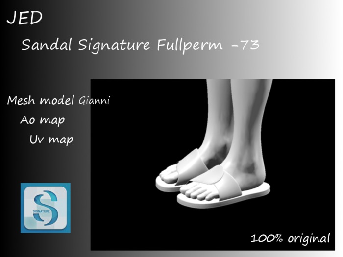 Sandal Signature Gianni FULLPERM -73