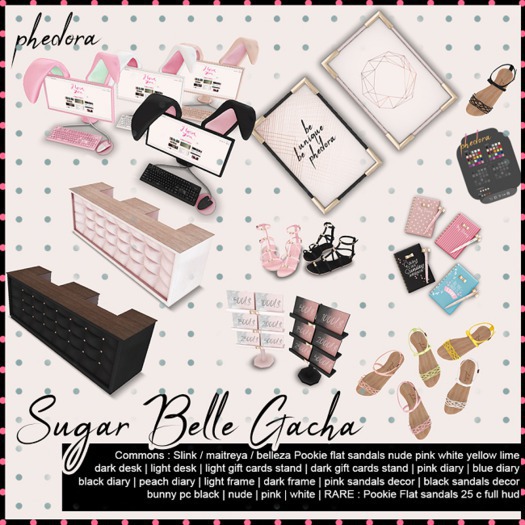 Phedora ~ Sugar Belle Gacha ~ Light GiftCard Stand