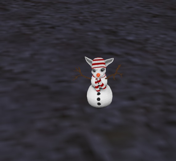 Meeroo Snowman  RooU Winter Plushie 2016** 