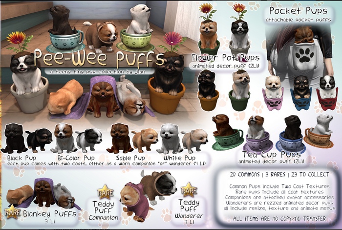 JIAN PeeWee Puffs :: Pocket Black BOX