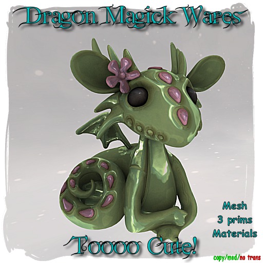 Dragon Magick Wares Tooo Cute! Adorable Baby Dragon Mesh