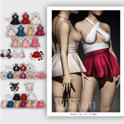 24#{ViSion} // Khloe W.Skirt - Maitreya // Beige