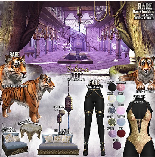 Birdy - Sahara - Tiger Animated RARE