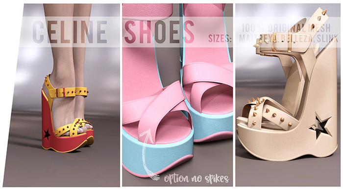 [Enchante'] - Celine Shoes - FATPACK HUD