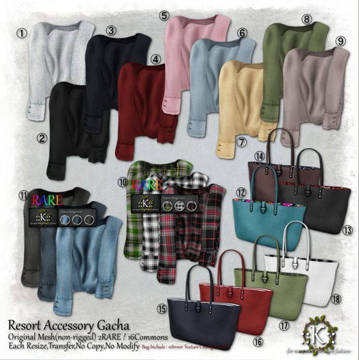 7 ::K:: Resort Shoulder Shirt [BOX]