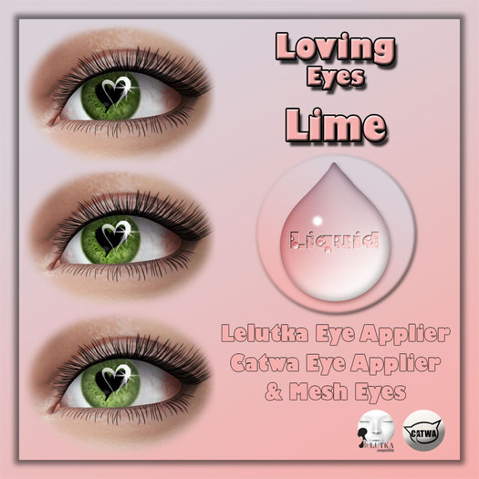 Liquid ~ Loving Eyes ~ Lime (Add Me to Unpack)