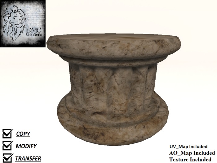 Pillar Base Full Perm Mesh