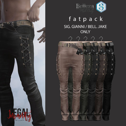 Legal Insanity - Axl leather pants FATPACK