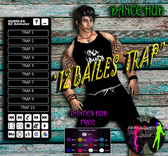HUD DE 12 BAILES TRAP - >>>!!!ANIMEET GROUP!!!<<<