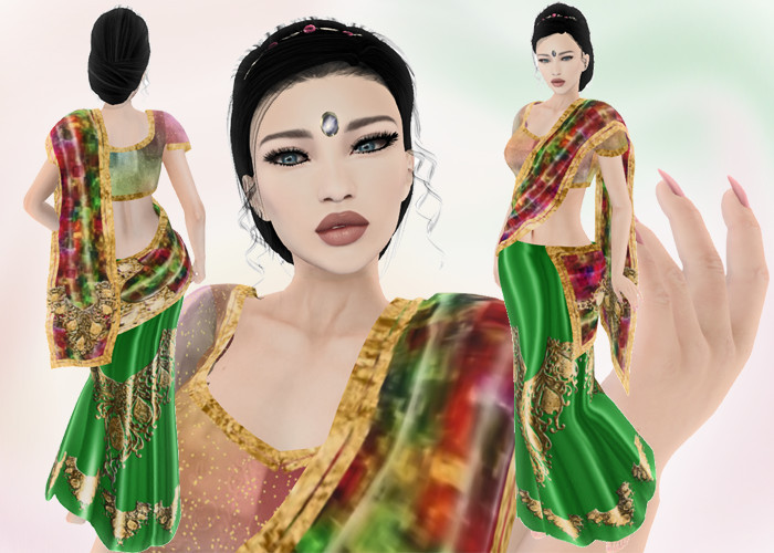 *Heart* Saree Dress 2