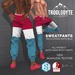 Troglodyte - RWB Tricolor Sweatpants - WEAR ME!