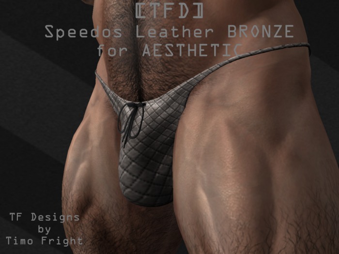 [TFD] SPEEDOS - LEATHER bronze - AESTHETIC
