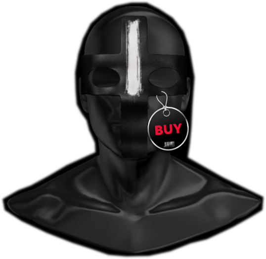 Second Life Marketplace - [ Obscure ] - Strider Mask (Black-White)