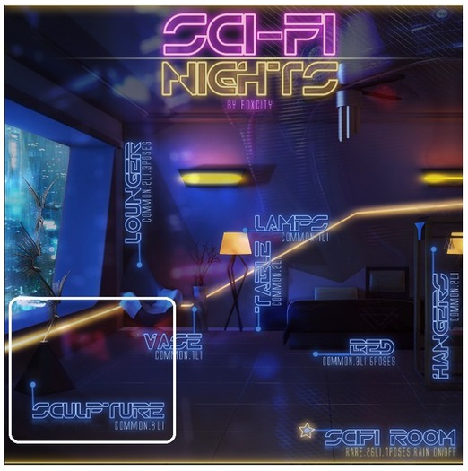 FOXCITY. SciFi Nights - Common - Sculpture (Boxed)