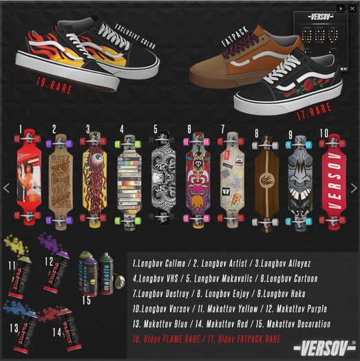 [ VERSOV ] MAKETTOV_SPRAY CAN YELLOW (BOX)