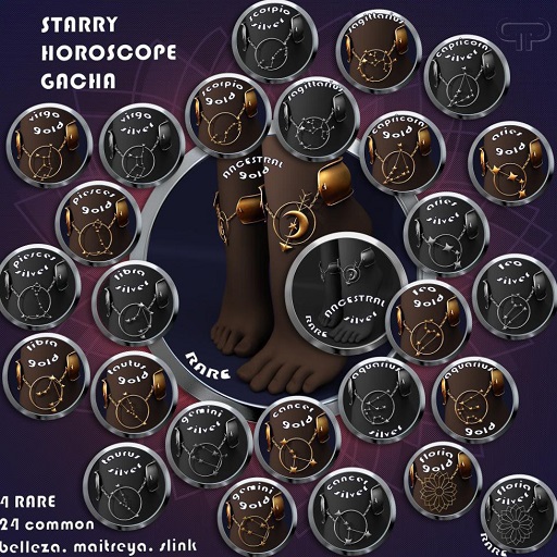 Pure Poison - Ancerstral Cuffs - RARE -  Gold - Maitreya