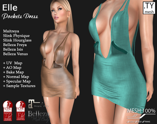 Dress Full Perm Mesh