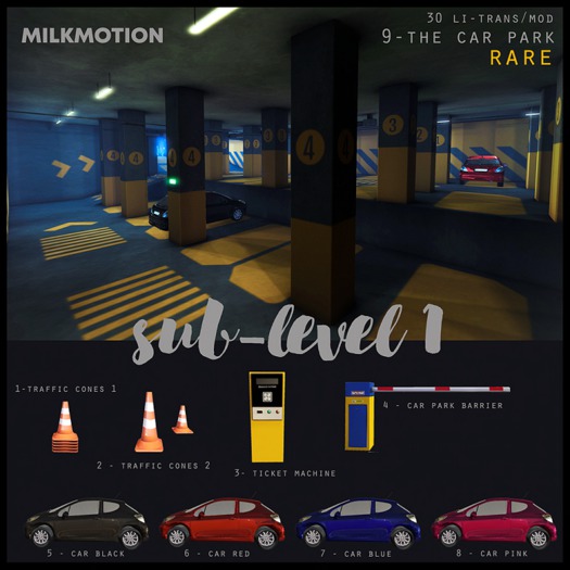 (Milk Motion) sub level 1 - car pink