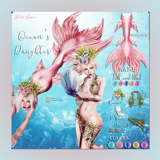 Belle Epoque { Ocean's Daughter } Mirror Mint (Box)