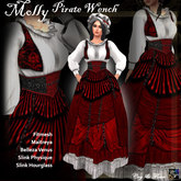 C&F Molly Pirate Wench - Red