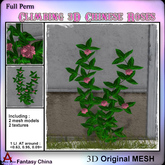 FC- Full Perm Mesh Climbing 3D Chinese Roses 
