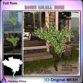 FC- Full Perm Mesh roses small bush 