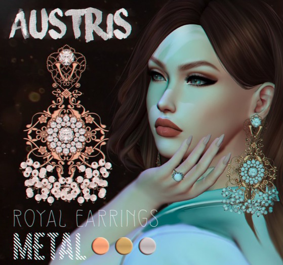 austris - royal earrings