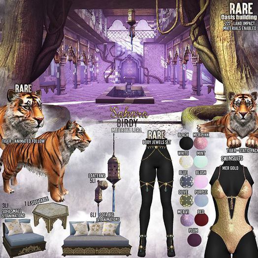 Birdy - Sahara - Body Jewels RARE
