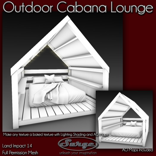 (Surge) Outdoor Cabana Lounge