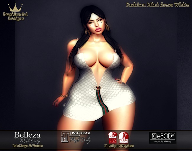 [PD] Fashion Mini Dress White