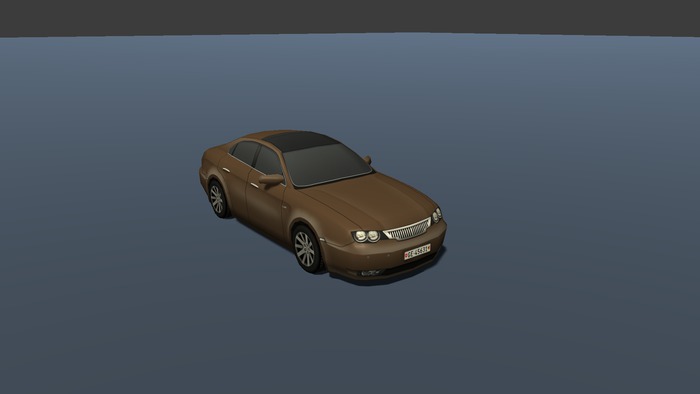 Sedan Car Mesh Full Perm