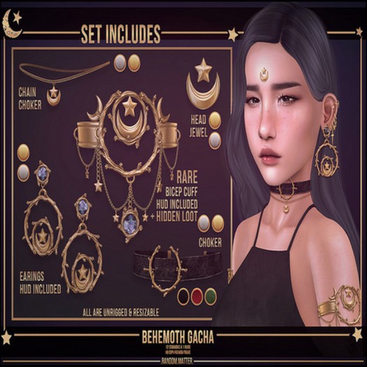 .random.Matter. - Behemoth  - Choker [Green/Silver]