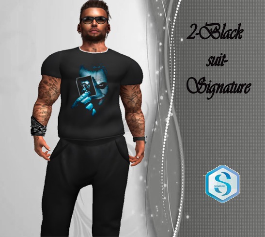2--Black suit-Signature