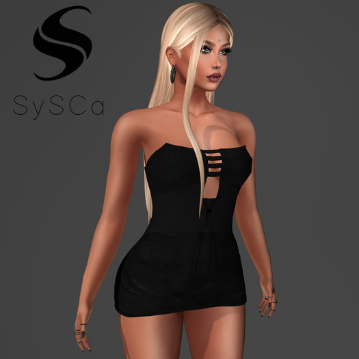 SySCa Dress Rita - black - unpack