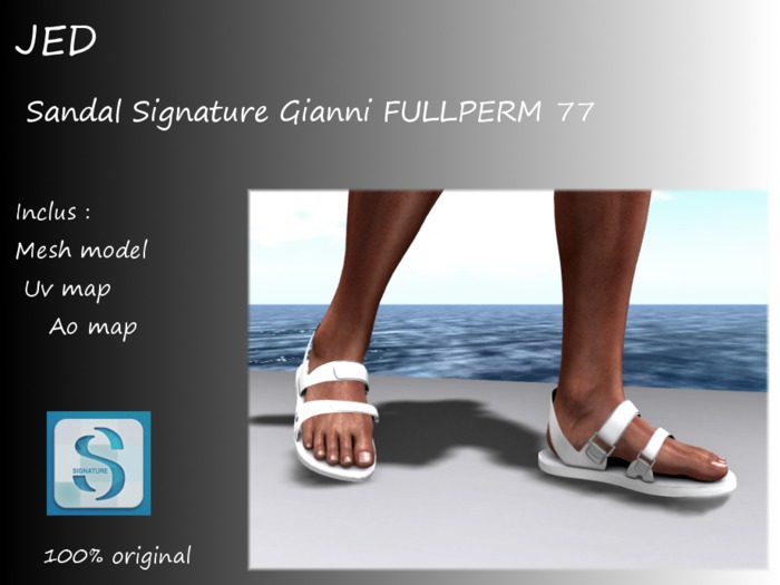Sandal Signature Gianni FULLPERM -77