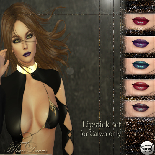 .:FlowerDreams:.Catwa lipstick set 5