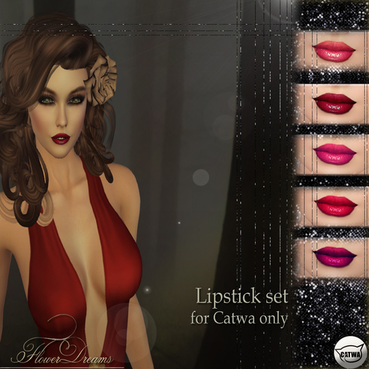 .:FlowerDreams:.Catwa lipstick set 4