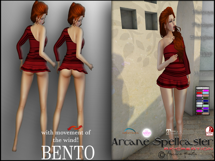 bag Dress Pastel BENTO W/CH *Arcane Spellcaster* Ak-Creations