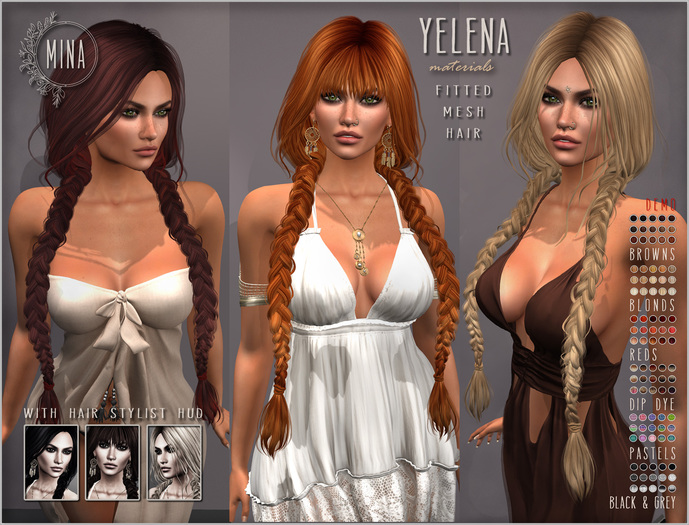 MINA - Yelena - All colors DEMO [Add to Unpack] 