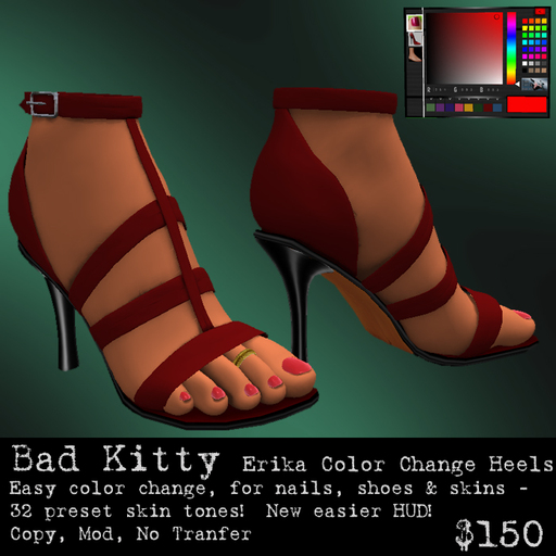 Bad Kitty Erika Color Change Heels