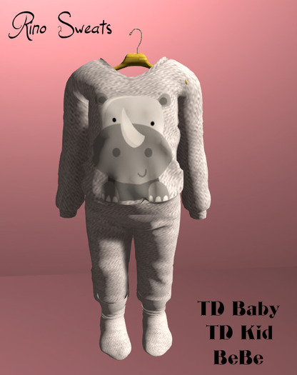 TotsiTwin -RinoSweats- grey- Boxed