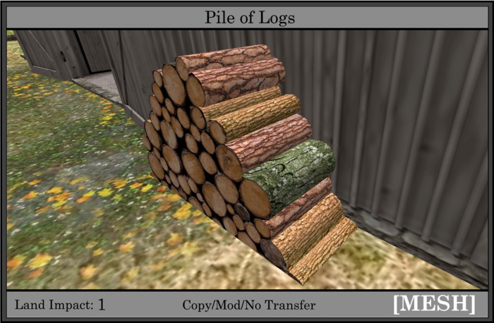 Pile of Wood - Mesh