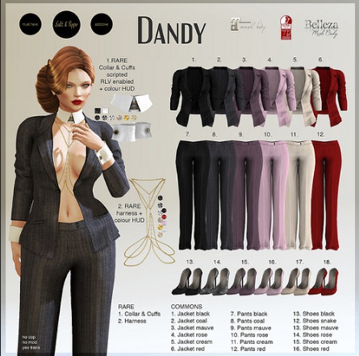 S&P Dandy pants Lara black (rez to unpack)