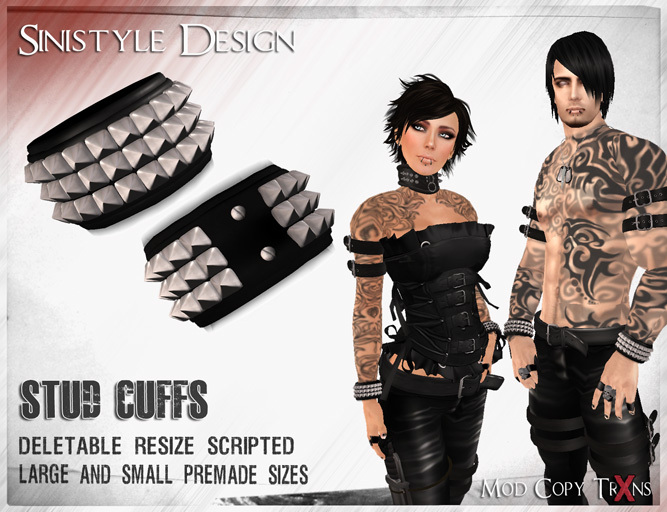 SiniStyle Stud Cuffs
